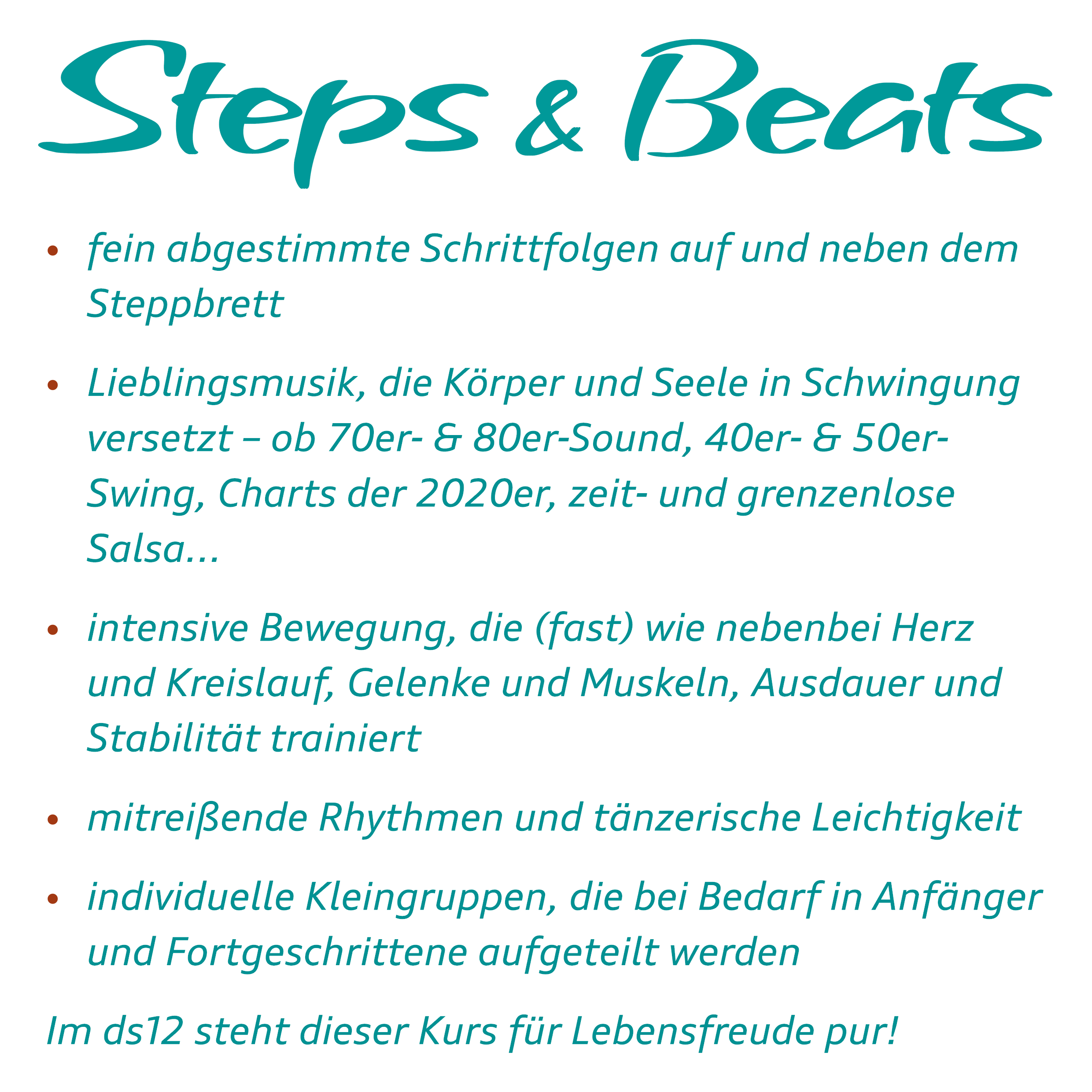 kurse . steps & beats